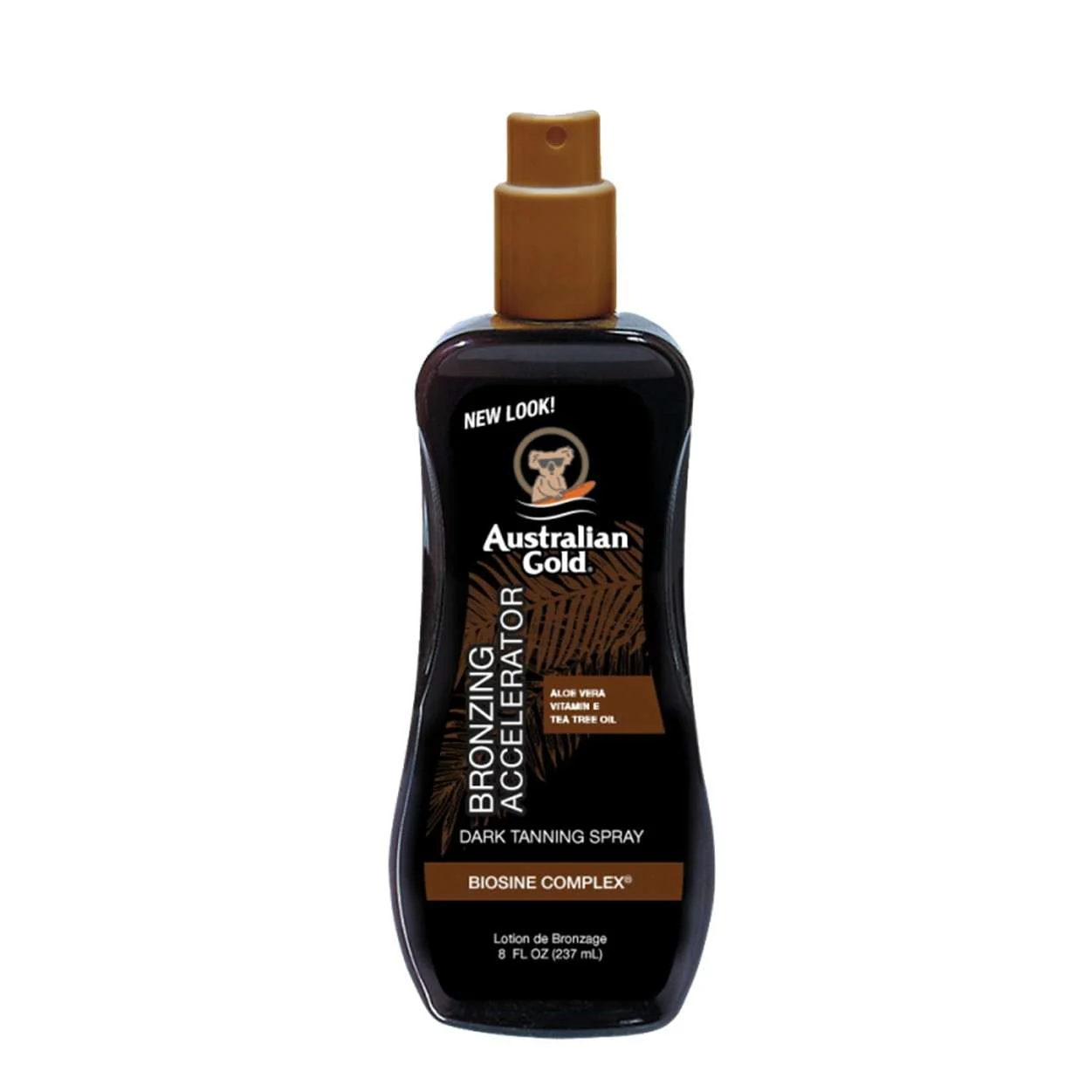 AUSTRALIAN GOLD DARK TANNING ACCELERATOR SPRAY GEL CON BRONZER 237 ml