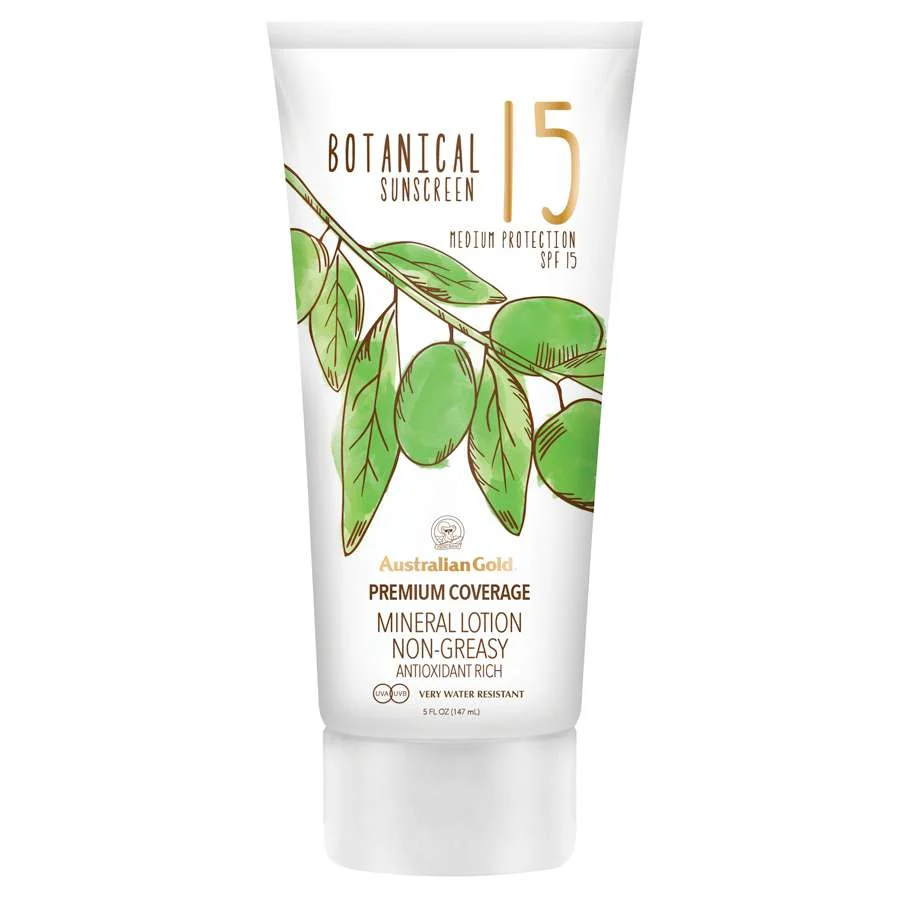 AUSTRALIAN GOLD BOTANICAL SUNSCREEN PREMIUM COVERAGE SPF 15 LOTION 150ml