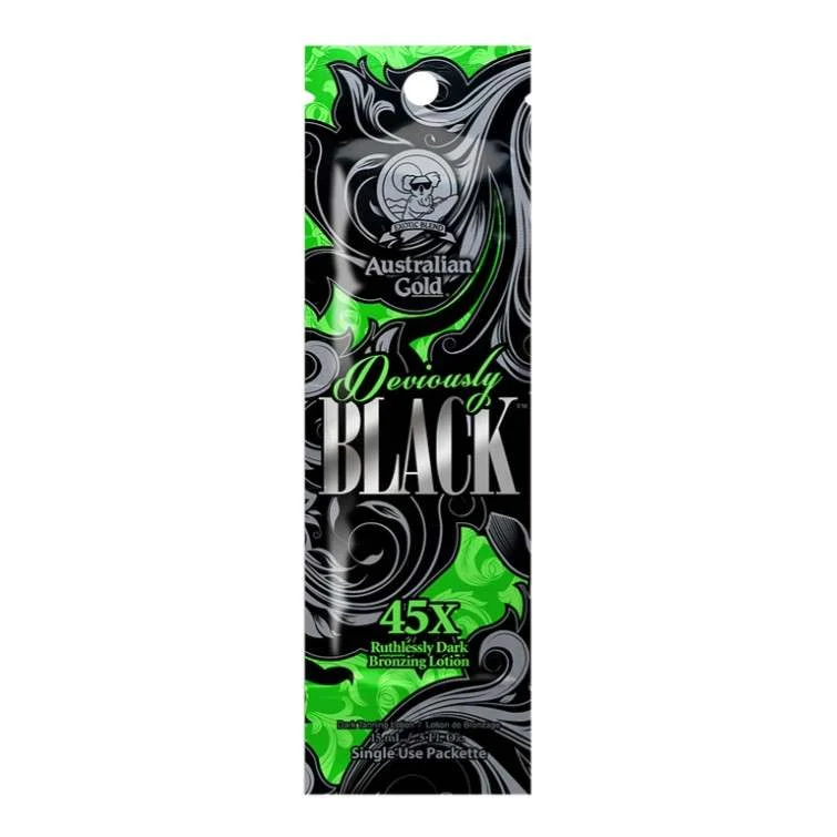 AUSTRALIAN GOLD BUSTINA DEVIOUSLY BLACK 45X RUTHLESSLY DARK BRONZING LOTION 15ml