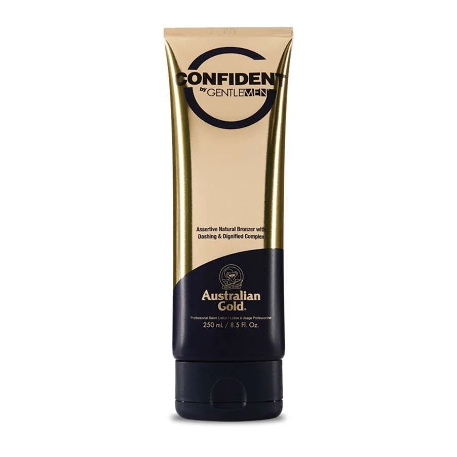 AUSTRALIAN GOLD CONFIDENT BY GENTLEMEN ASSERTIVE NATURAL BRONZER 250ml