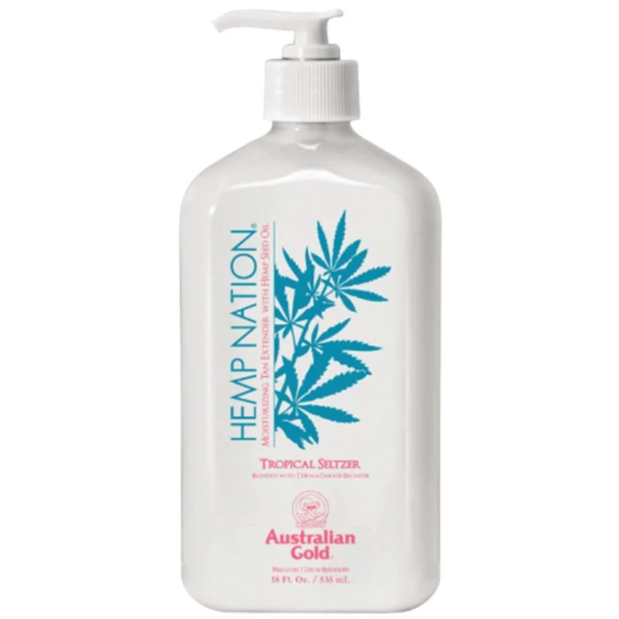 AUSTRALIAN GOLD HEMP NATION TROPICAL SELTZER WHIT DERMADARK BRONZER 535ml
