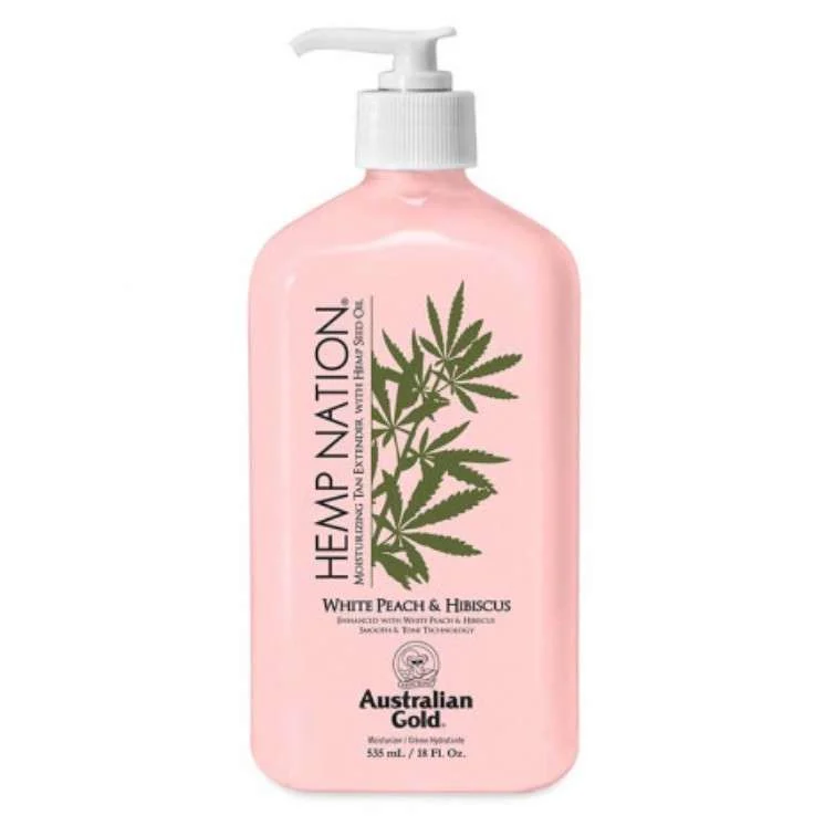 AUSTRALIAN GOLD HEMP NATION ENHANCED WITH WHITE PEACH AND HIBISCUS EXTRACTS 535ml