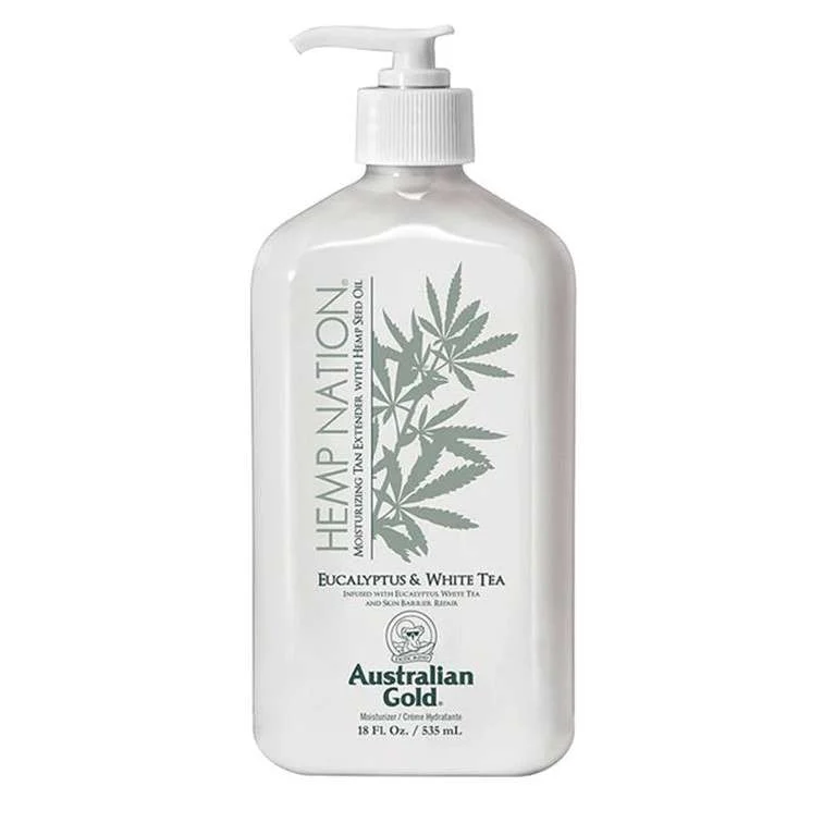 AUSTRALIAN GOLD HEMP NATION EUCALYPTUS & WHITE TEA 535 ML.