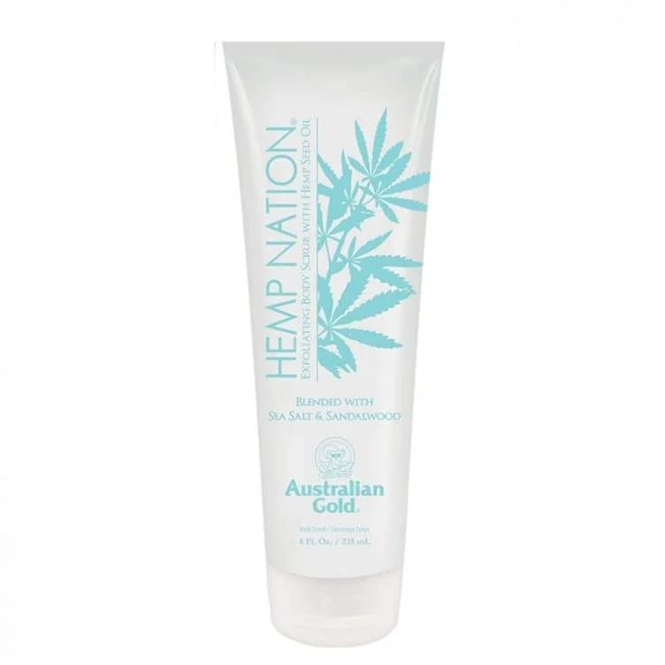 AUSTRALIAN GOLD HEMP NATION SEA SALT & SANDALWOOD BODY SCRUB 237ml