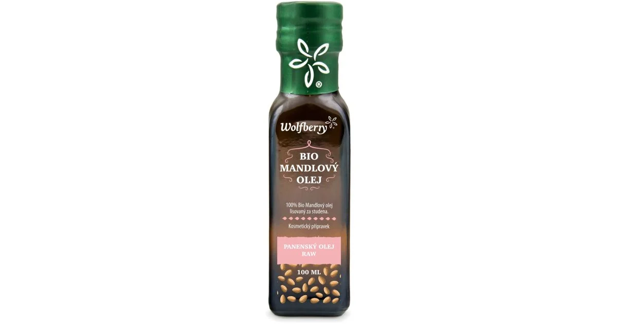Wolfberry olio di mandorla Organic olio nutriente per viso, corpo e capelli 100 ml