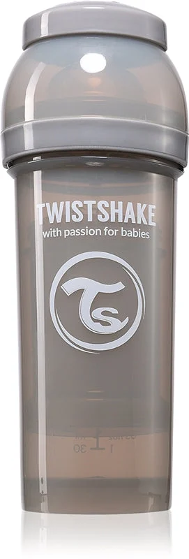 Twistshake Anti-Coliche biberon grigio Pastello 260 ml