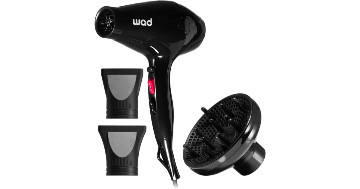 Wad Atmosfer Dryer phon per capelli nero