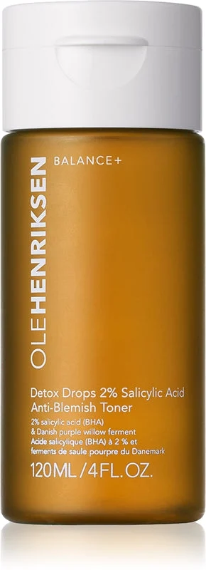 OLEHENRIKSEN Balance+ Detox Drops 2% Salicylic Acid lozione tonica viso con acido salicilico 120 ml