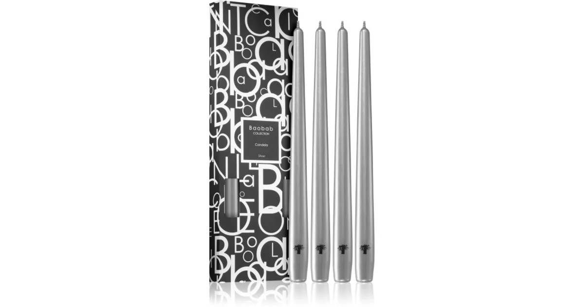 Baobab Collection Candela Silver candela 4 pz