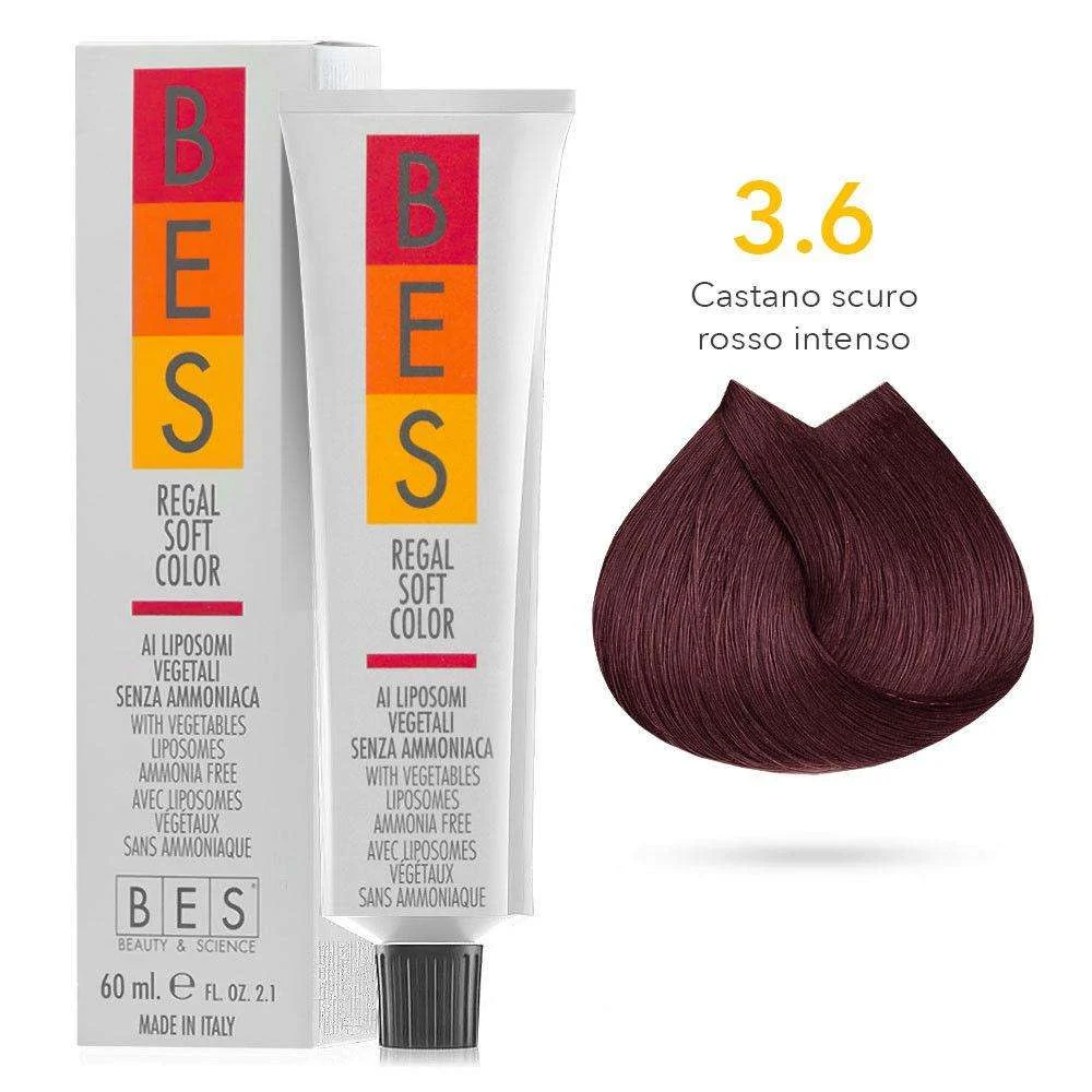 REGAL SOFT COLOR 60ml 3.6 – CASTANO SCURO ROSSO INTENSO