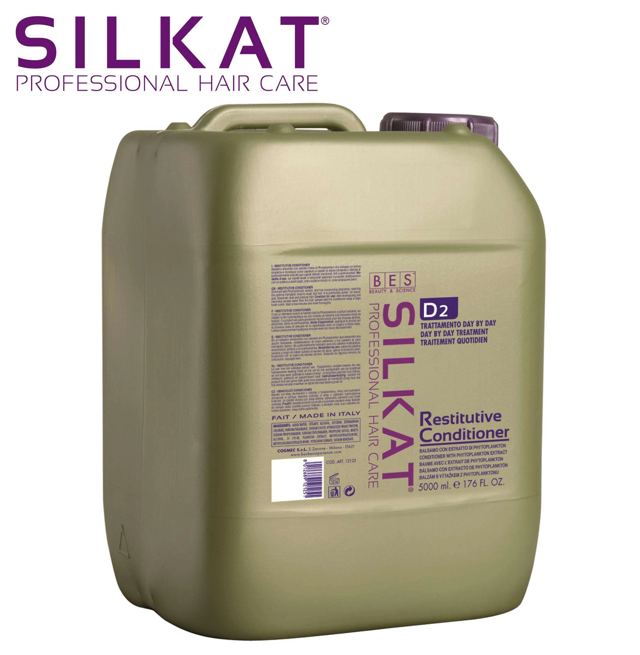 SILKAT PHC DAY BY DAY D2 RESTITUTIVE CONDITIONER 5 LT.