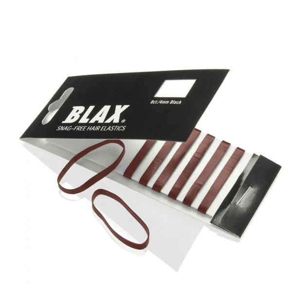 Blax - Snag-Free Hår Elastik BRUN 4mm