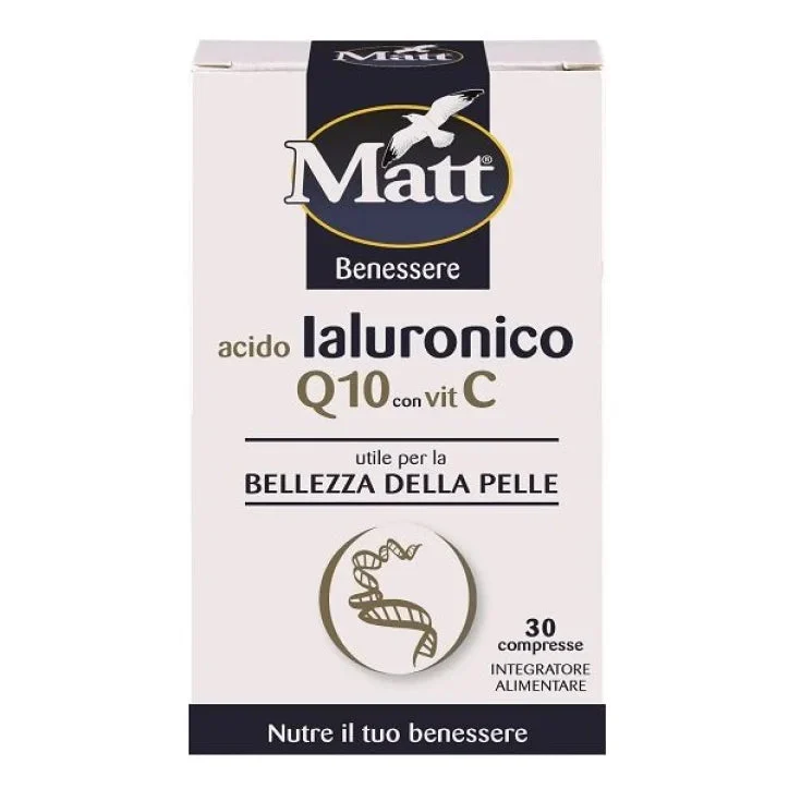 A&d spa gruppo alimentare diet Matt® Benessere Acido Ialuronico Q10 Con Vit C A&D 30 Compresse
