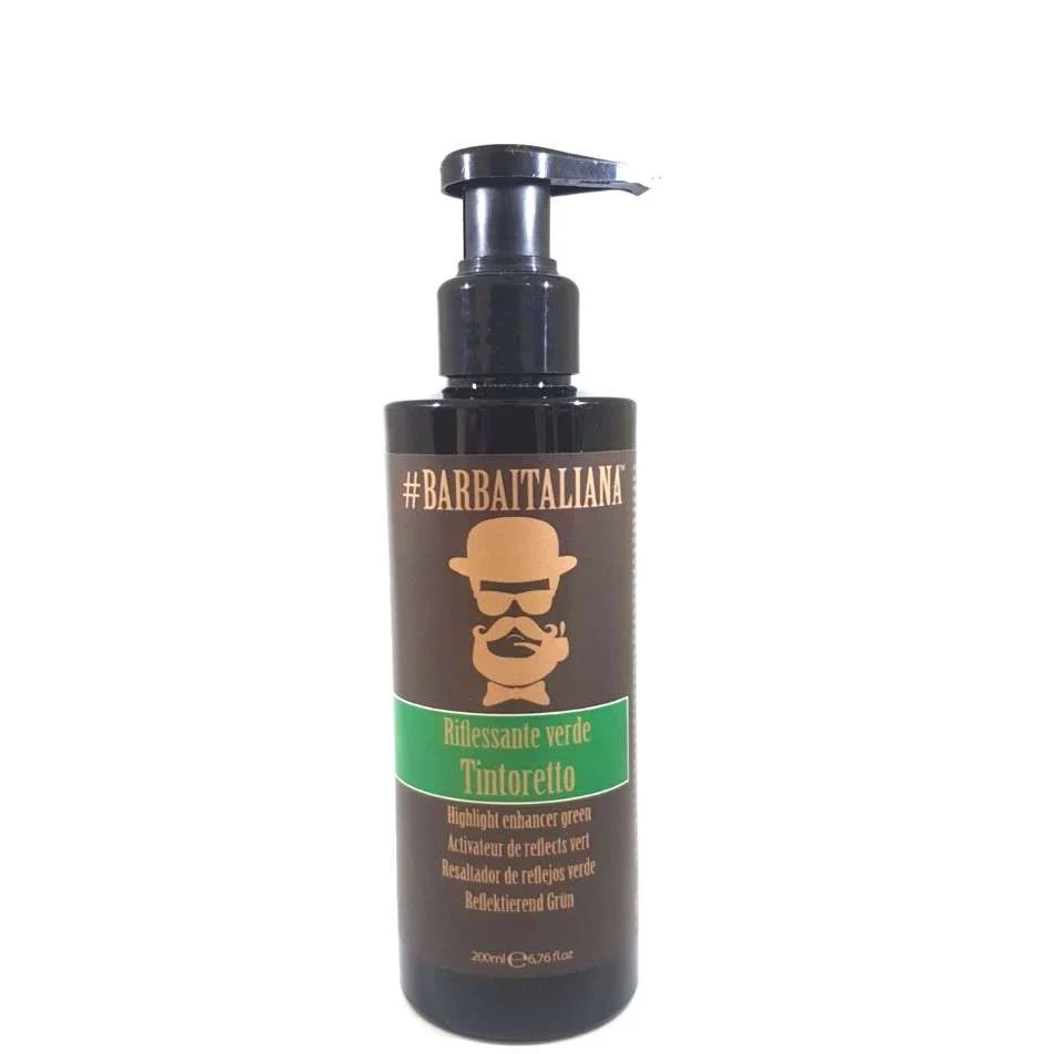 TINTORETTO – RIFLESSANTE PER BARBA COL. VERDE 200 ML.