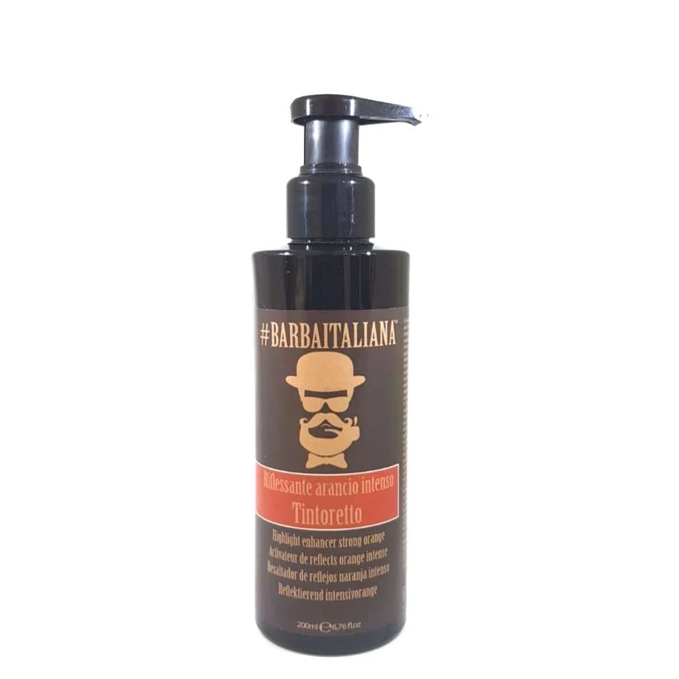 TINTORETTO – RIFLESSANTE PER BARBA COL. ARANCIO INTENSO 200 ML.