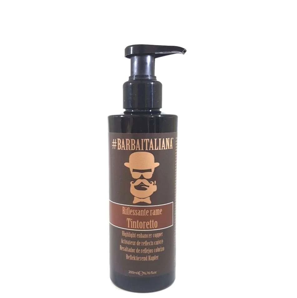 TINTORETTO – RIFLESSANTE PER BARBA COL. RAME 200 ML.