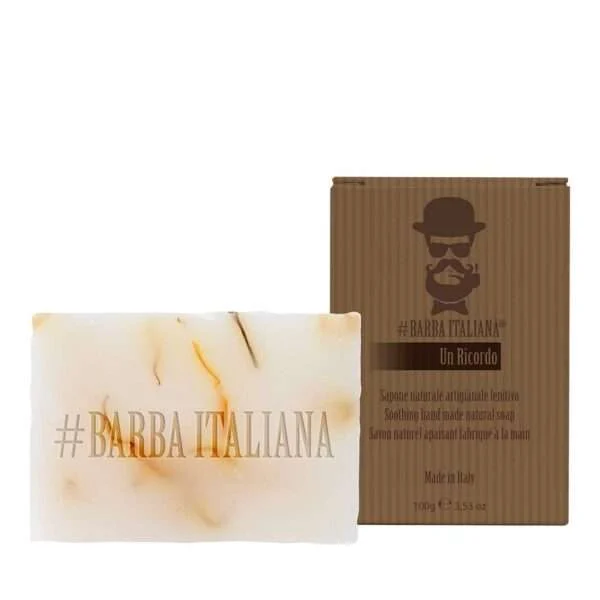 UN RICORDO – SAPONE NATURALE ARTIGIANALE LENITIVO 100 GR.