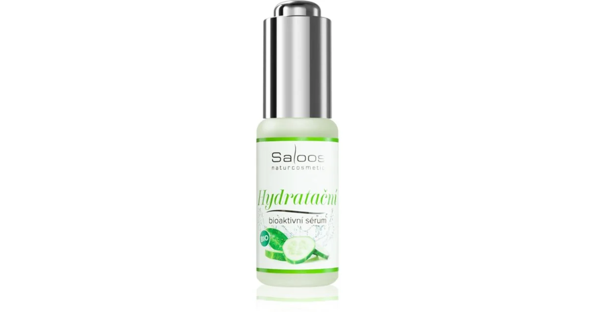 Saloos Bioactive siero idratante con cetriolo e aloe vera 20 ml