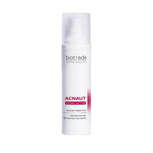 Biotrade Crema viso idratante per pelli problematiche Acnaut Hydro Active (Crema Viso Reidratante e Nutriente) 60 ml