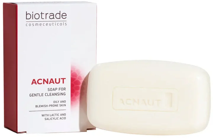 Biotrade Sapone per pelli grasse e problematiche Acnaut 100 g