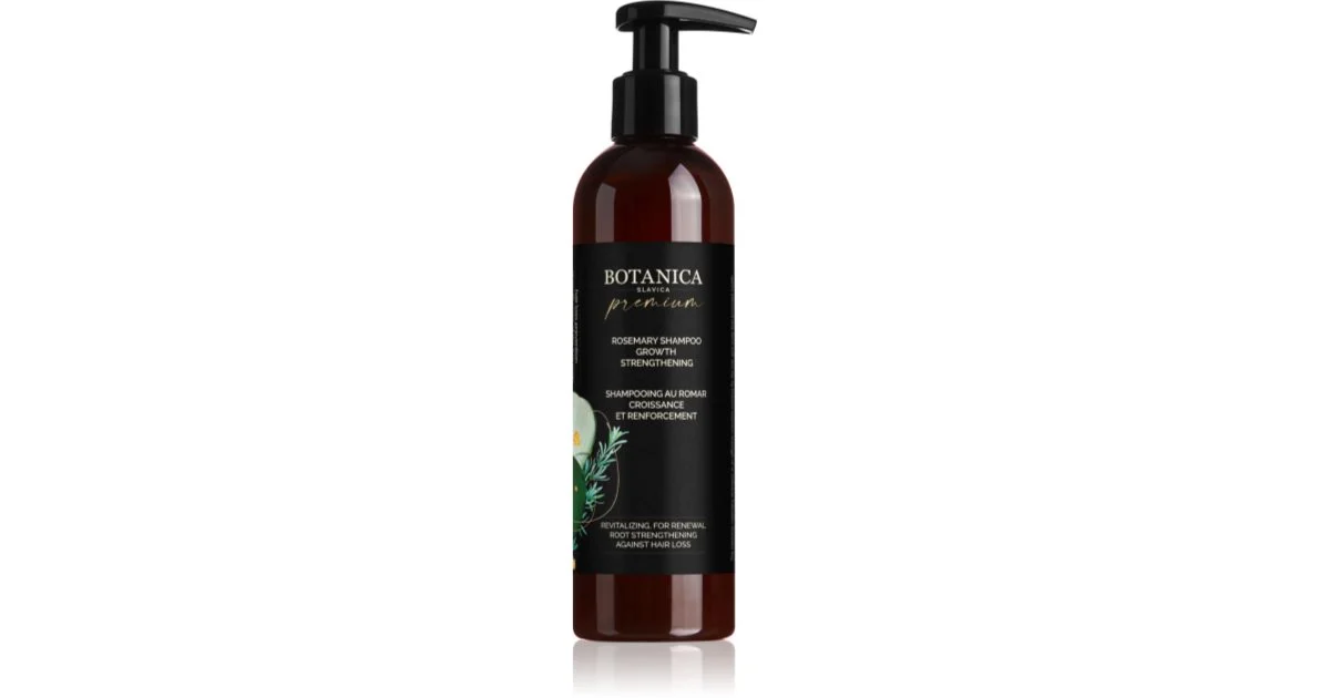 Soaphoria Botanica Slavica Rosmarino Shampoo intenso per stimolare la crescita e rinforzare i capelli dalle radici 250 ml