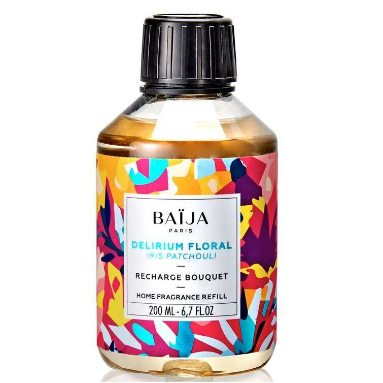 DELIRIUM FLORAL – IRIS PATCHOULI HOME FRAGRANCE REFILL 200 ML.