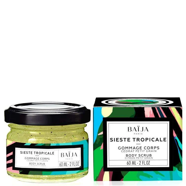 SIESTE TROPICALE – CEDRO E PETITGRAIN BODY SCRUB 60 ML.
