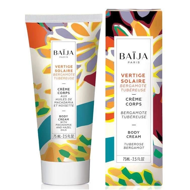 VERTIGE SOLAIRE – BERGAMOTTO E TUBEROSA BODY CREAM TUBE 75 ML.
