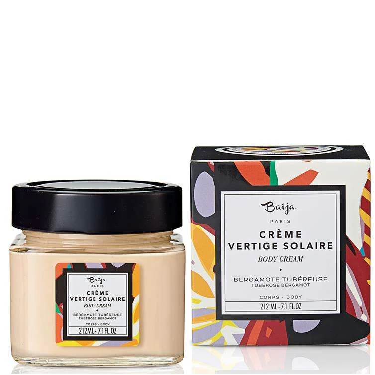 VERTIGE SOLAIRE – BERGAMOTTO E TUBEROSA BODY CREAM 212 ML.
