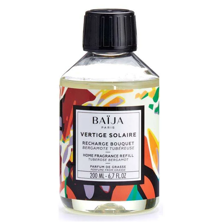 VERTIGE SOLAIRE – BERGAMOTTO E TUBEROSA HOME FRAGRANCE REFILL 200 ML.