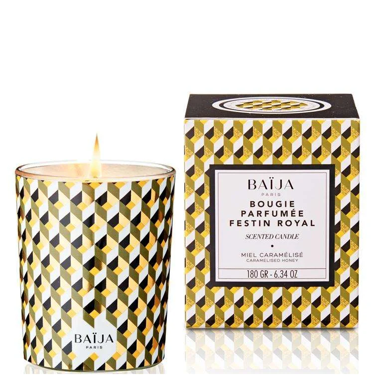 FESTIN ROYAL – MIELE CARAMELLATO SCENTED CANDLE WITH NATURAL WAX 180 GR.