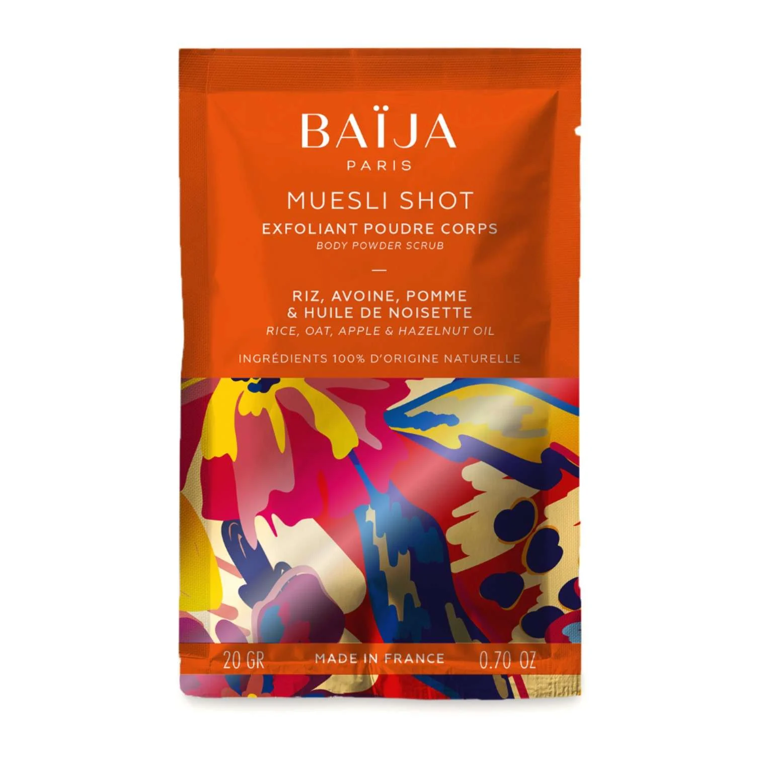 BODY SCRUB ESFOLIANTE CORPO IN POLVERE MUESLI SHOT 20 GR.