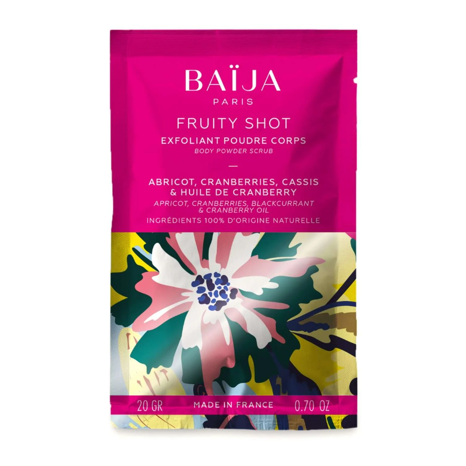 BODY SCRUB ESFOLIANTE CORPO IN POLVERE FRUITY SHOT 20 GR.