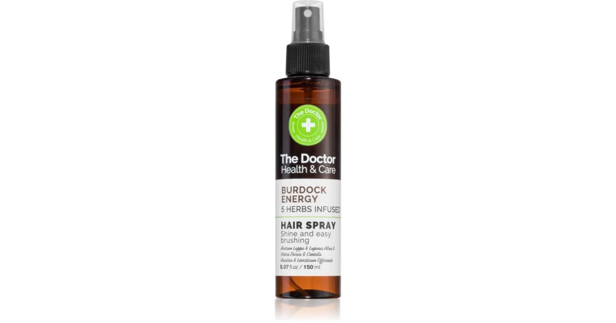 The Doctor Burdock Energy 5 erbe spray senza risciacquo per capelli 150 ml