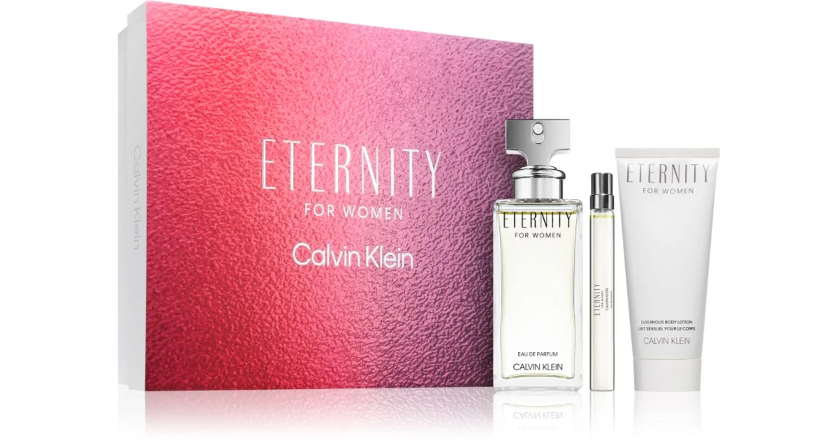 Calvin Klein Eternity confezione regalo da donna Eau de Parfum 100 ml + latte corpo profumato 100 ml + Eau de Parfum 10 ml