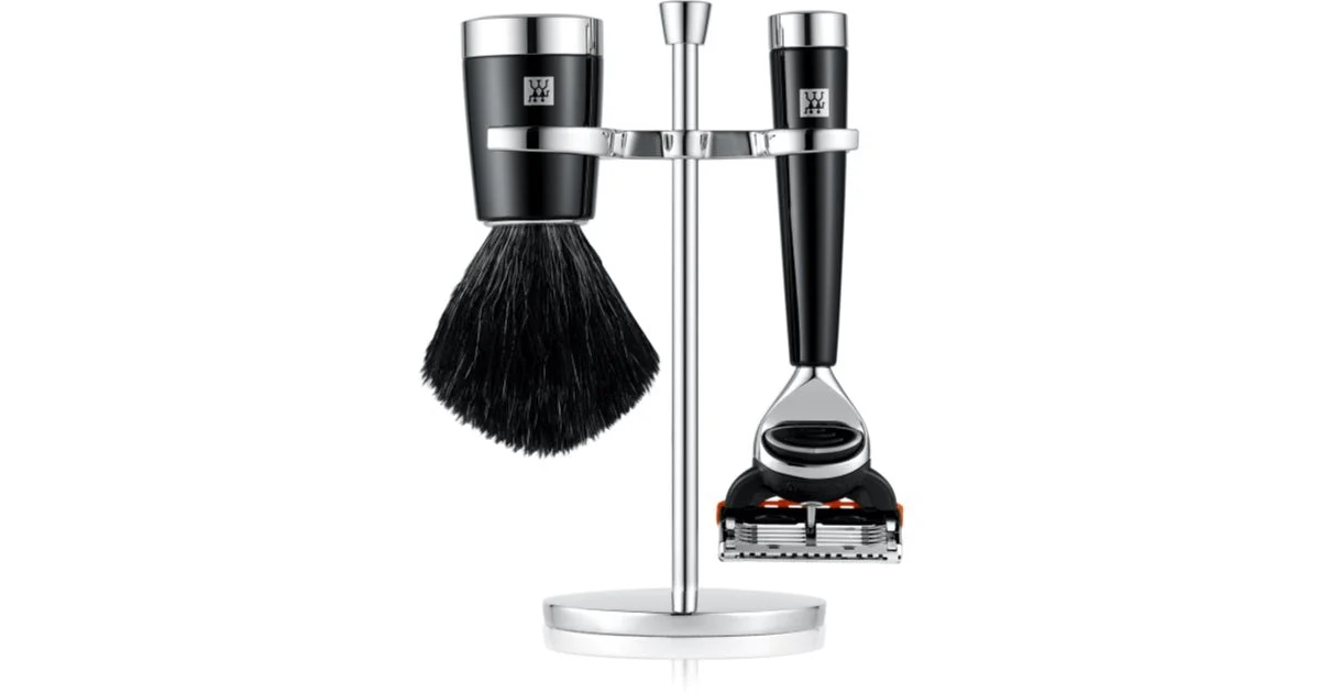 Zwilling Classic Set kit per rasatura supporto per kit rasatura + pennello da barba 10,5 cm + rasoio