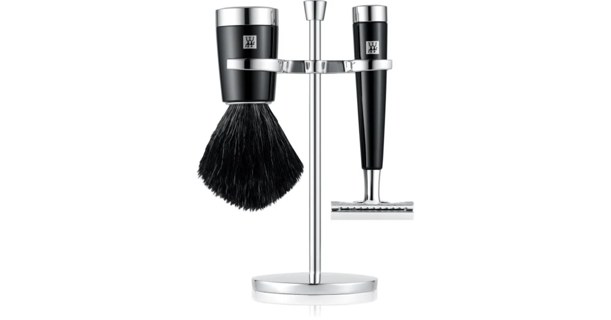 Zwilling Classic Set kit per rasatura supporto per kit rasatura + pennello da barba 10,5 cm+ rasoio 1 pz