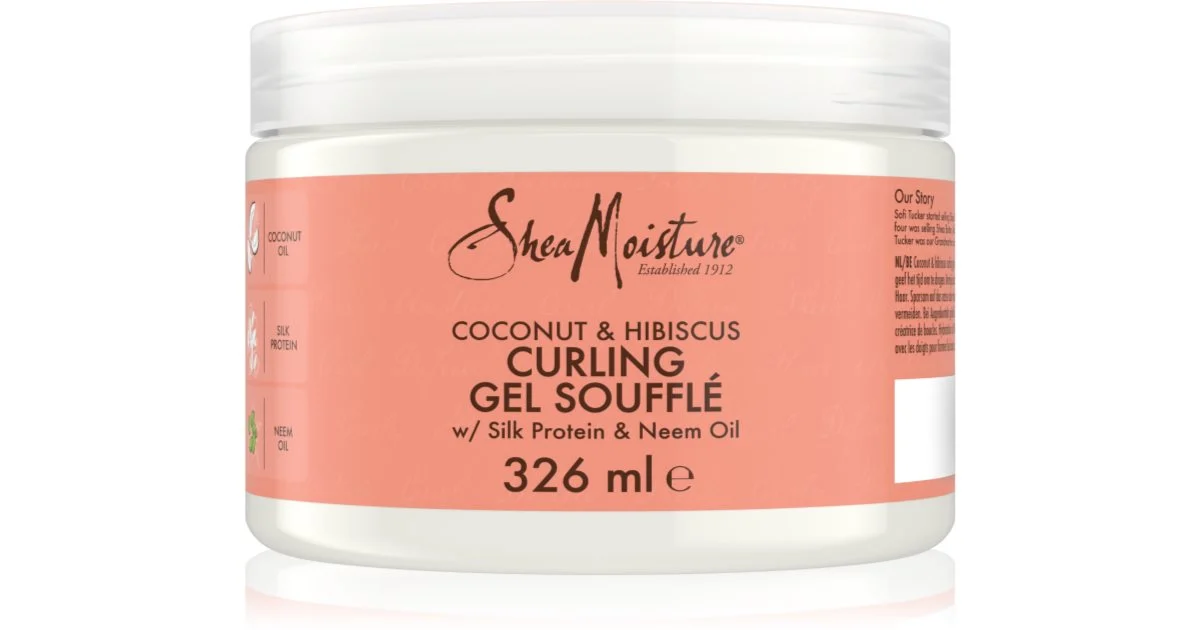 Shea cocco & ibisco soufflé per capelli mossi e ricci 340 g