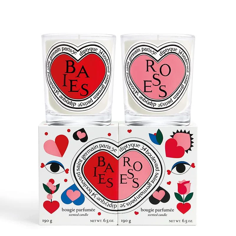 COFANETTO CANDELE, BAIES, ROSES 2X190g