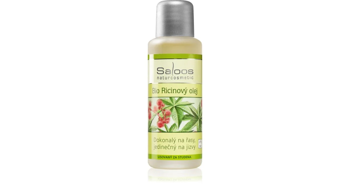 Saloos Cold Pressed olio di ricino per viso e corpo 50 ml
