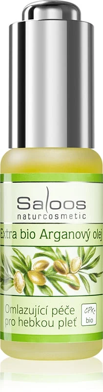 Saloos Cold Pressed Extra olio di argan bio effetto ringiovanente 20 ml