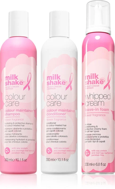 Milk Shake Colour Care Flower Fragrance Go Pink Threepack set per capelli tinti
