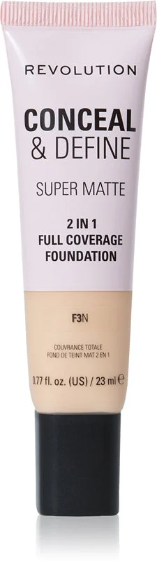 Makeup Revolution Conceal & Define fondotinta opacizzante colore F3N 23 ml