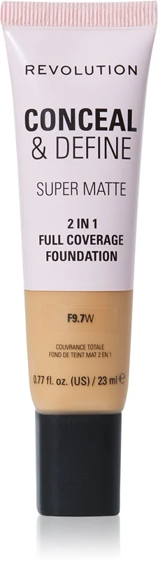 Makeup Revolution Conceal & Define fondotinta opacizzante colore F9.7W 23 ml