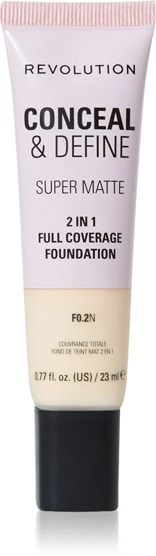 Makeup Revolution Conceal & Define fondotinta opacizzante colore F0.2N 23 ml