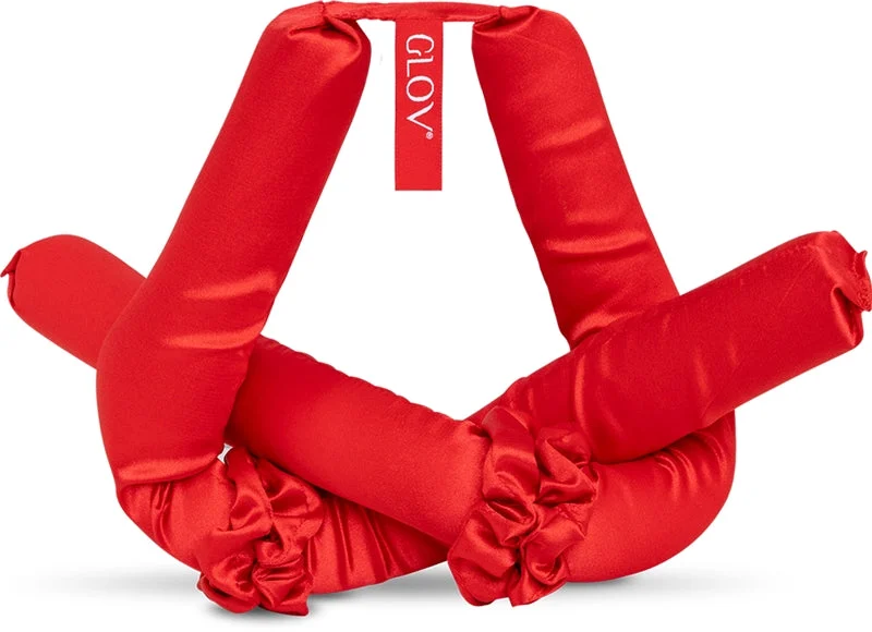 GLOV Satin accessori per capelli per modellare i ricci rosso