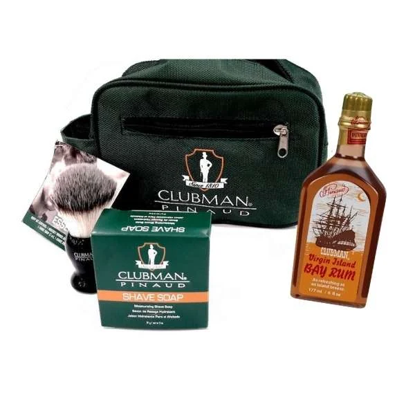CLUBMAN PINAUD SET SHAVE ESSENTIAL SWEET RUM