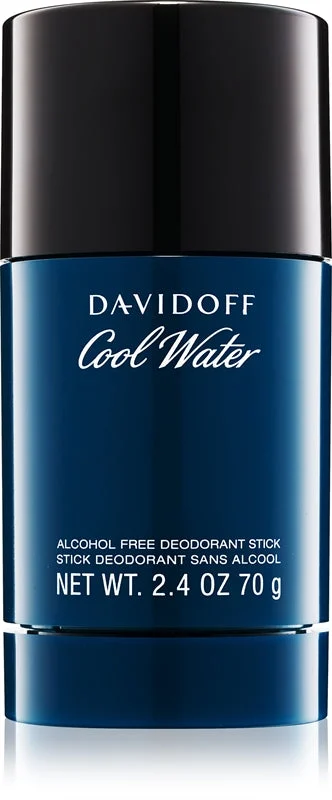 Davidoff Cool Water Deodorante Stick Senza Alcool Per Uomo 70 G