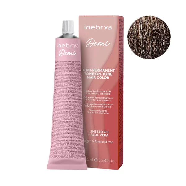 Inebrya Demi-Permanent 5/73 Castano Chiaro Marrone Dorato 100ml