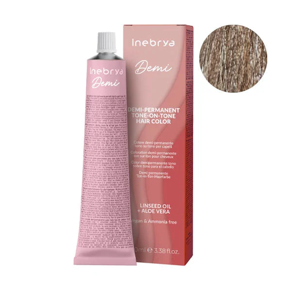 Inebrya Demi-Permanent 8/12 Biondo Chiaro Cenere Viola 100ml
